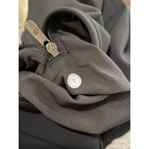 Lululemon On the Move Pant 28" US 2 Black Straight Leg Travel Work Stretch - Picture 8 of 11